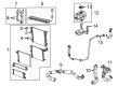 Diagram for Jeep Wrangler Radiator - 68481138AB