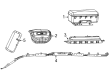 Diagram for Jeep Grand Cherokee L Air Bag Sensor - 68370843AA