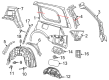 Diagram for Mopar Fuel Door - 5LW29PDNAB