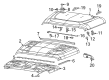 Diagram for Jeep Wrangler Hood - 68281965AF