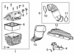 Diagram for Ram Air Intake Coupling - 57009256AA