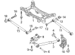 Diagram for Jeep Compass Trailing Arm - 68497378AA