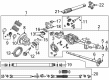 Diagram for 2022 Ram 1500 Axle Shaft - 68260242AK