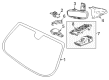 Diagram for Jeep Compass Windshield - 68488319AA