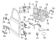 Diagram for Jeep Compass Door Latch Assembly - 4589913AI