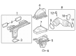 Diagram for 2023 Jeep Grand Cherokee Air Intake Coupling - 68343569AB