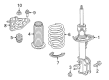 Diagram for 2022 Jeep Compass Shock Absorber - 68527491AB