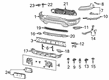 Diagram for 2022 Ram 1500 License Plate - 68274220AC