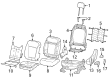 Diagram for 2023 Dodge Hornet Seat Cover - 7NB57U00AA