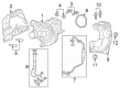 Diagram for 2023 Dodge Hornet Turbocharger - 68395030AF
