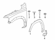 Diagram for Mopar Mud Flaps - 82215488AC