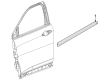 Diagram for 2023 Dodge Hornet Door Moldings - 68607081AA
