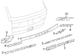 Diagram for Dodge Durango Emblem - 68575543AA