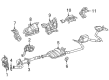 Diagram for 2021 Chrysler Pacifica Exhaust Heat Shield - 68477639AA