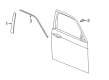 Diagram for Dodge Door Moldings - 57010505AM