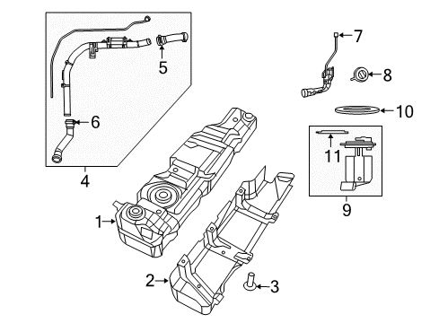 68723022AA Mopar MODULE KI-FUEL PUMP/LEVEL UNIT