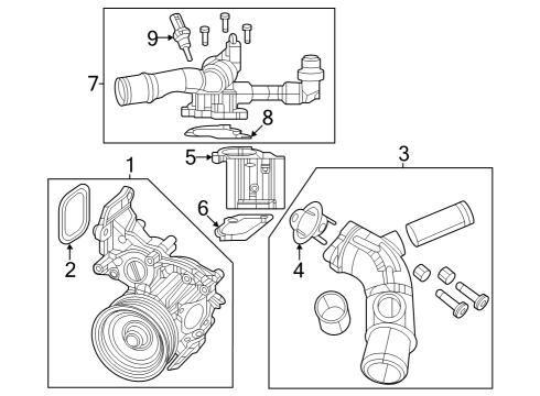Mopar 5048284AC HOUSING-COOLANT 5048284AC Mopar HOUSING-COOLANT