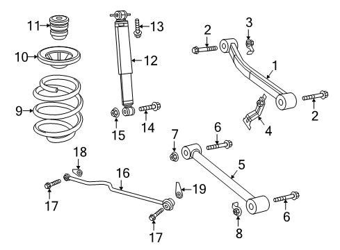 68540236AA Mopar Rear Coil Spring