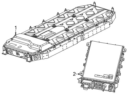 5185099AF Mopar MODULE-INTEGRATED DUAL CHARGING