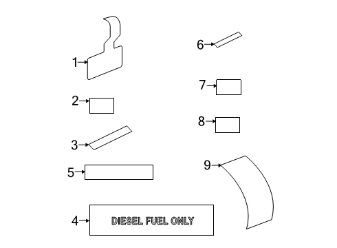 Mopar 68470466AA Label-Vehicle Emission Control In 68470466AA Mopar Label-Vehicle Emission Control In