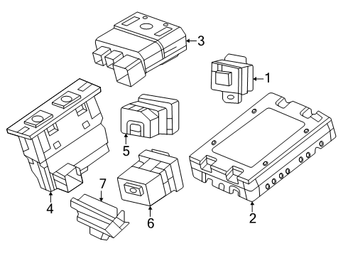 68600894AB Mopar Console