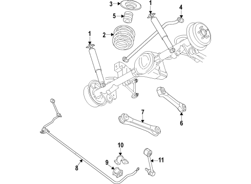 68660556AA Mopar Suspension Absorber Package