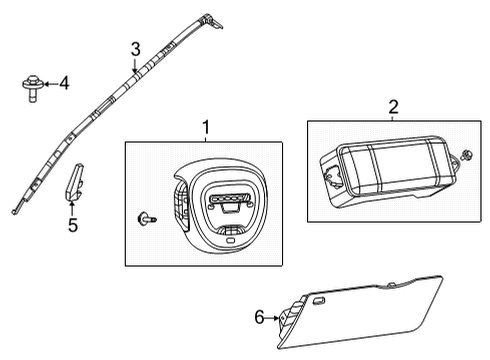 Mopar 68542114AC OCCUPANT CLASSIFICATION 68542114AC Mopar OCCUPANT CLASSIFICATION