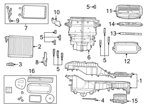 Mopar 68630904AB Air Conditioner And Heater Control 68630904AB Mopar Air Conditioner And Heater Control
