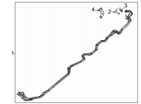 68549693AA Mopar Clip-A/C Line Mounting