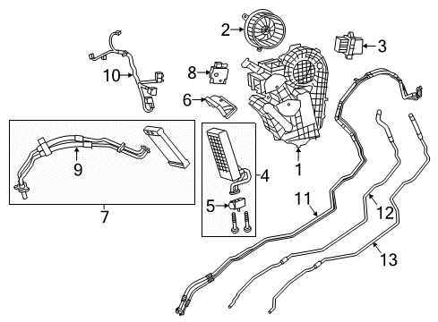 Mopar 68281060AE Hose Assembly-COOLANT 68281060AE Mopar Hose Assembly-COOLANT