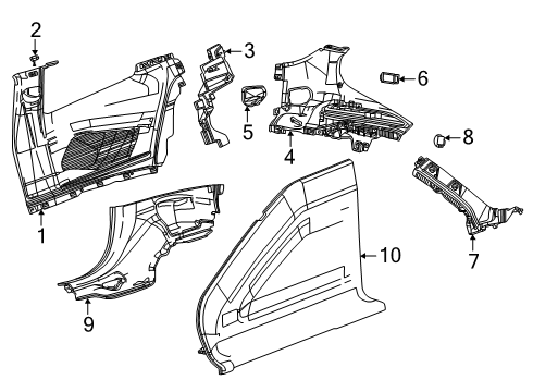 68641320AA Mopar PIN-LOCATOR
