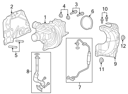 68426519AC Mopar GASKET-TURBOCHARGER
