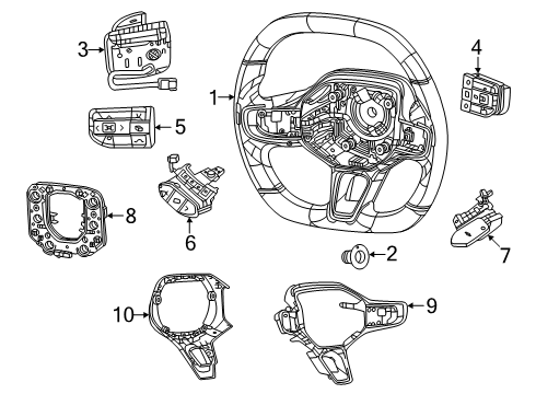 57009228AC Mopar MODULE-HEATED STEERING WHEEL