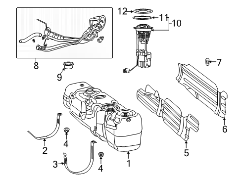 Mopar 57008981AB Fuel Pump/Level Unit Module Package 57008981AB Mopar Fuel Pump/Level Unit Module Package