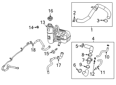 Mopar 57009948AA HOSE-COOLANT BOTTLE OUTLET 57009948AA Mopar HOSE-COOLANT BOTTLE OUTLET