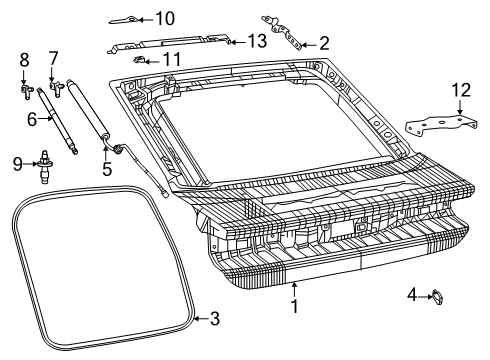 68648489AA Mopar NUT-RIVET