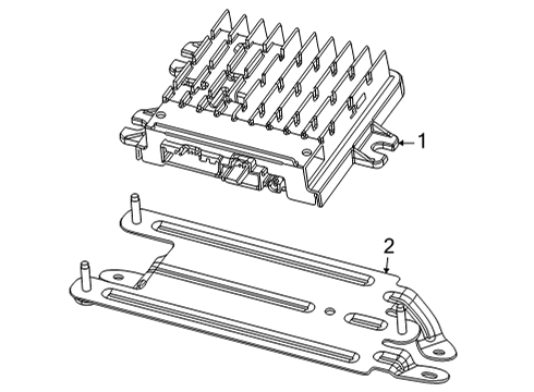 4672939AG Mopar MODULE-CENTRAL ADAS DECISION