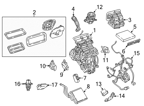 68541202AA Mopar Module Bracket