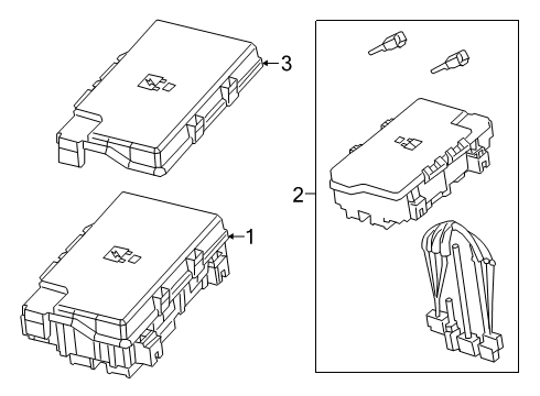 68647681AA Mopar WIRING-AUXILIARY POWER DISTRIBUTIO