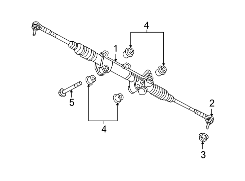 Gear-Rack And Pinion Diagram for RL366383AK