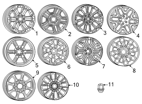 2025 Ram 1500 Wheels Diagram 2