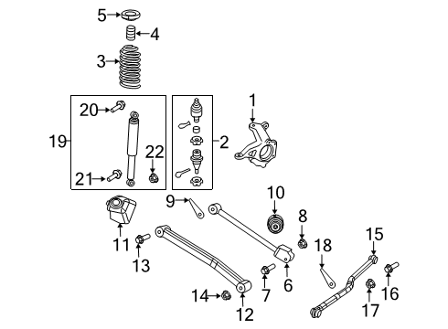 Suspension Absorber Diagram for 68465829AM