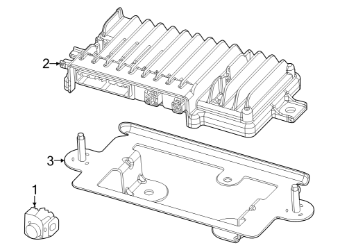 Park Assist Module Diagram for 68617887AD