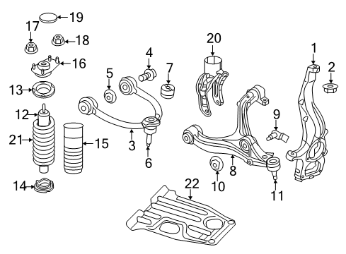 ARM-LOWER CONTROL Diagram for 68291038AD