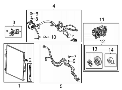 A/C Compressor Clutch Diagram for 68526081AB