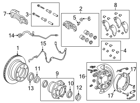 STUD-HUB Diagram for 6514074AA