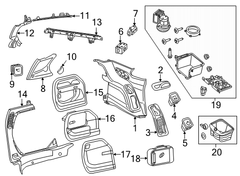 2021 Chrysler Pacifica Lift Gate Diagram 2