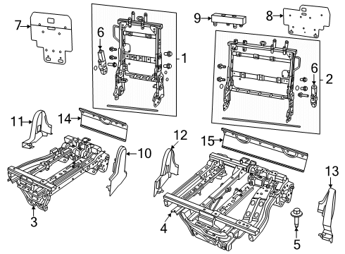 2021 Chrysler Pacifica Tracks & Components Diagram 8