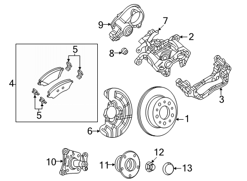 2024 Ram ProMaster EV Brake Components Diagram 2