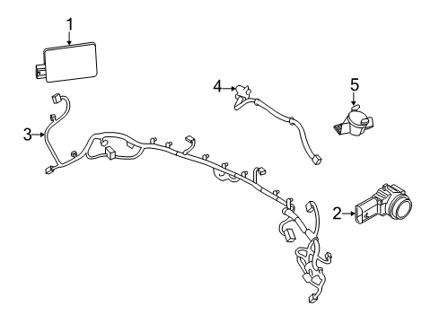 MODULE-BLIND SPOT DETECTION Diagram for 68658290AA